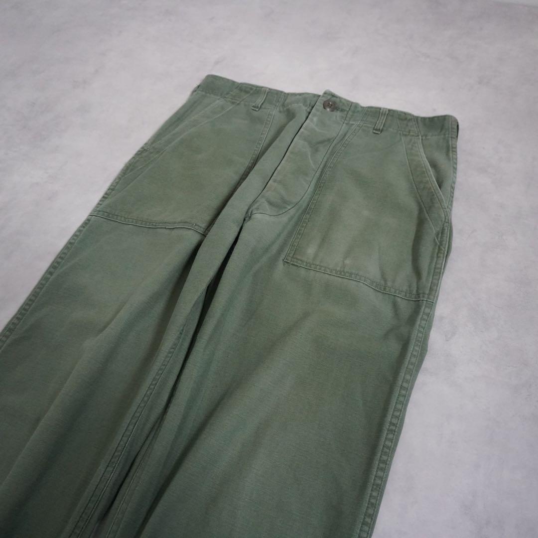 【60s】militaryミリタリー og107 ベイカーパンツ 33×29
