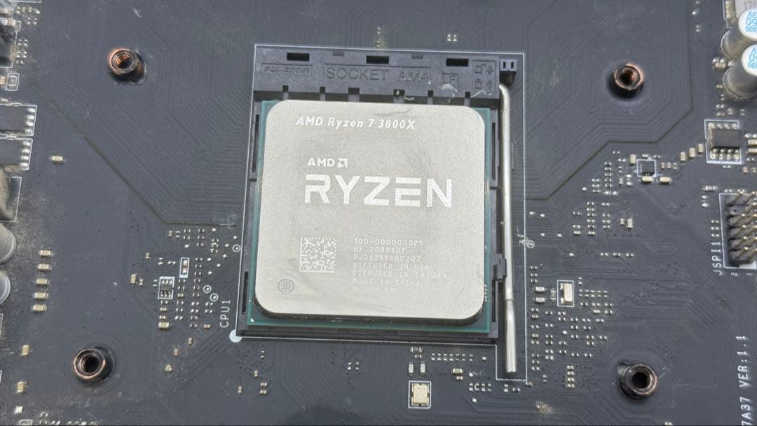 MSI B350M マザーボード&CPU Ryzen7 3800x付き