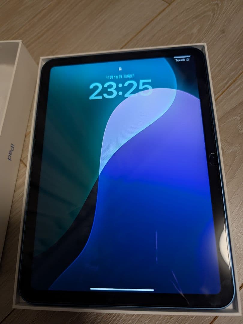 【美品】iPad A16 11世代128GB ブルー 充放電11回 付属品未使用