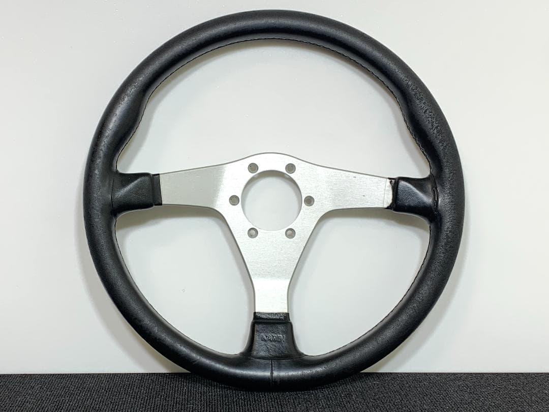 ナルディ ガラ3 タイプ0 レザー ステアリング 35パイ 補修ベースにも