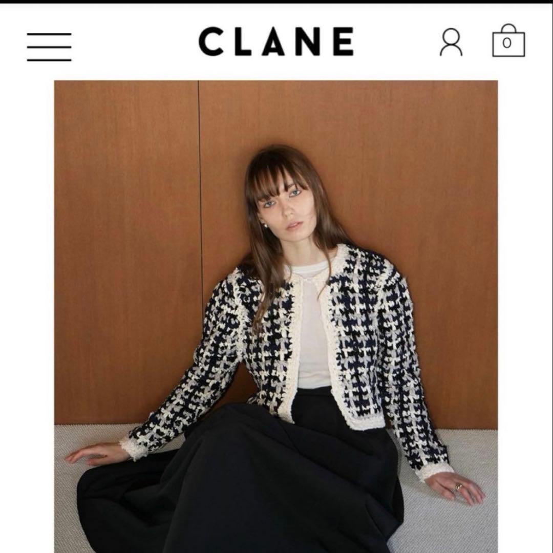 トップス CLANE VINTAGE TAPE HAND KNIT CARDIGAN