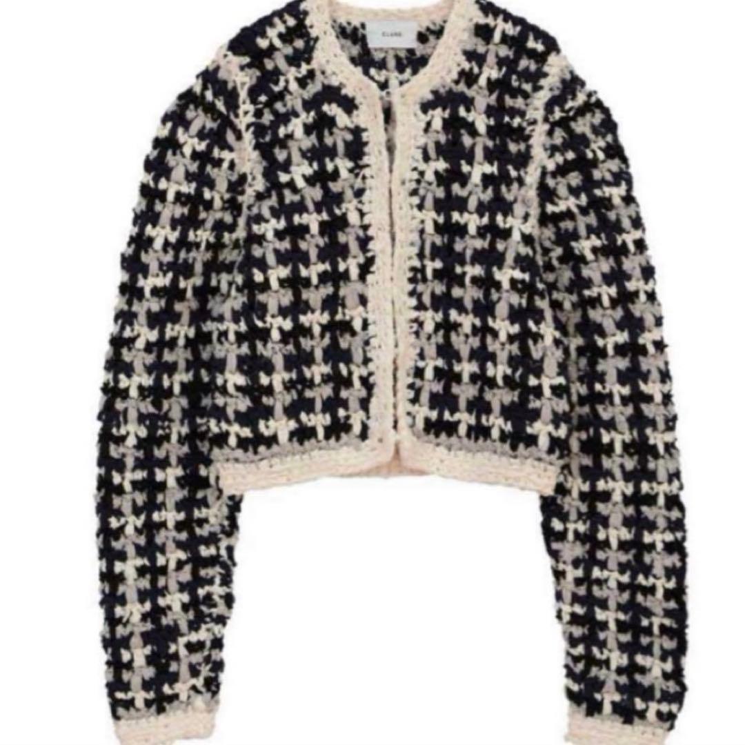トップス CLANE VINTAGE TAPE HAND KNIT CARDIGAN