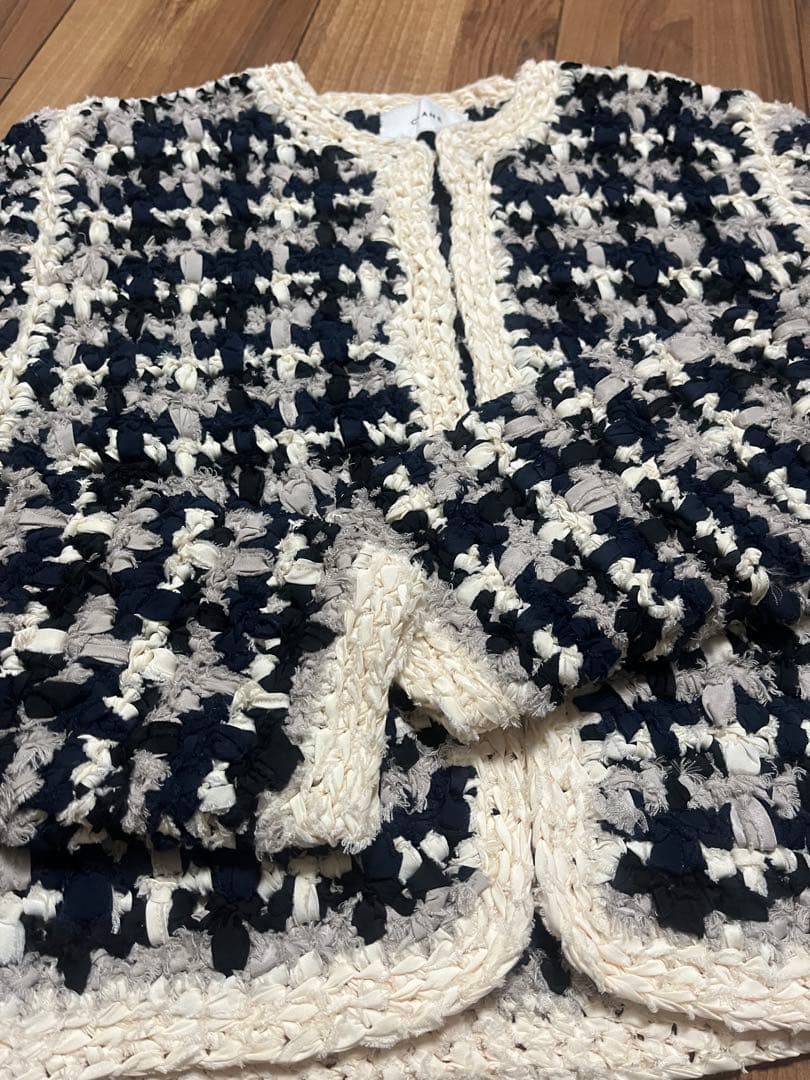 トップス CLANE VINTAGE TAPE HAND KNIT CARDIGAN