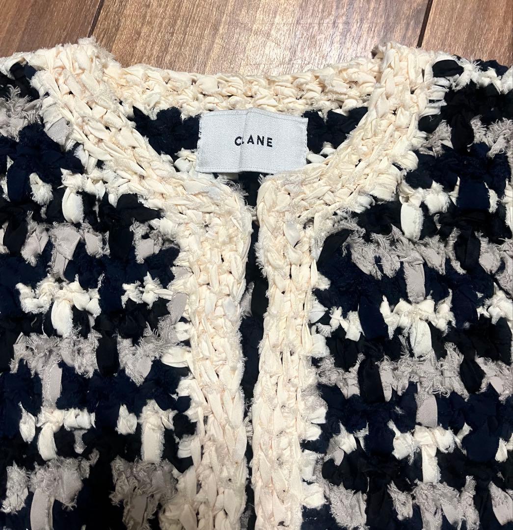トップス CLANE VINTAGE TAPE HAND KNIT CARDIGAN