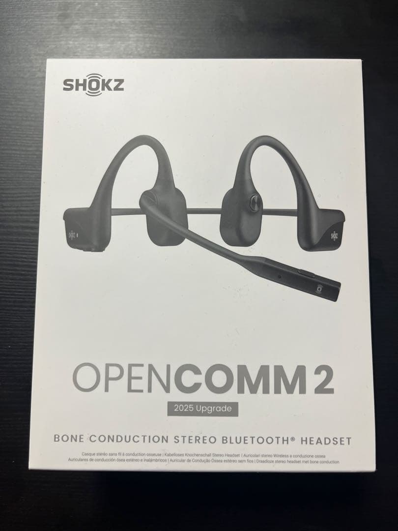 Shokz OpenComm2 2025 Upgrade 骨伝導 美品