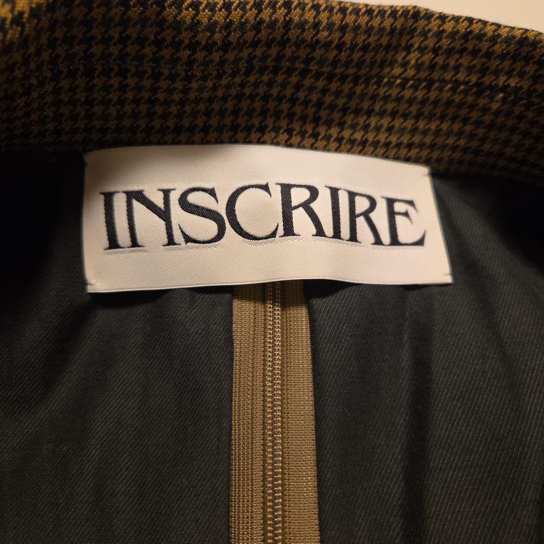定価89000円　新品　INSCRIRE　チェック柄 テーラードジャケット