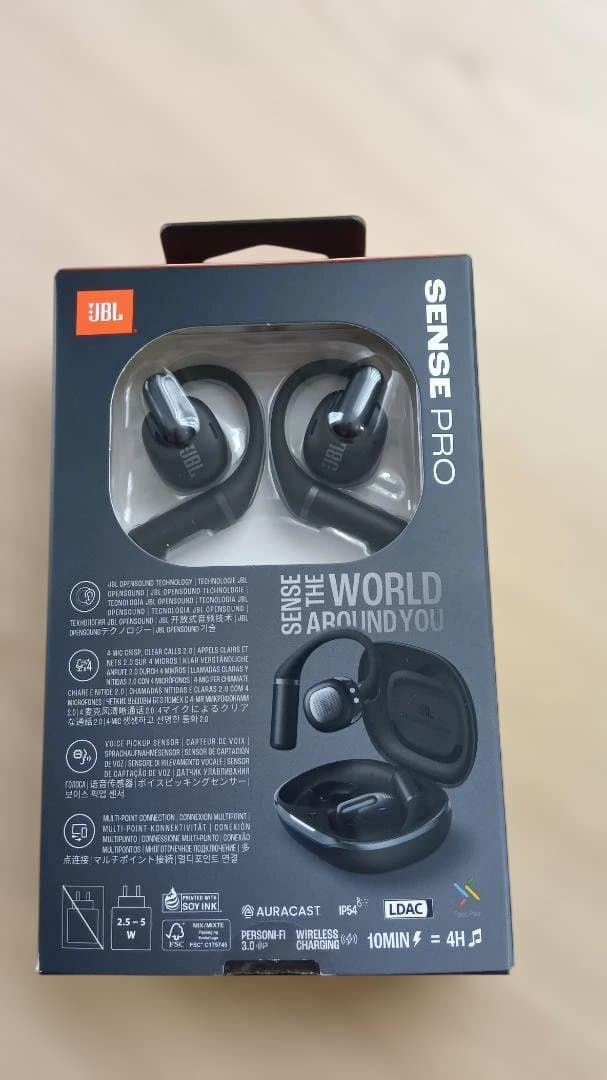 【美品】JBL SENSE PROセンスプロ/ワイヤレスイヤホン/オープンイヤー