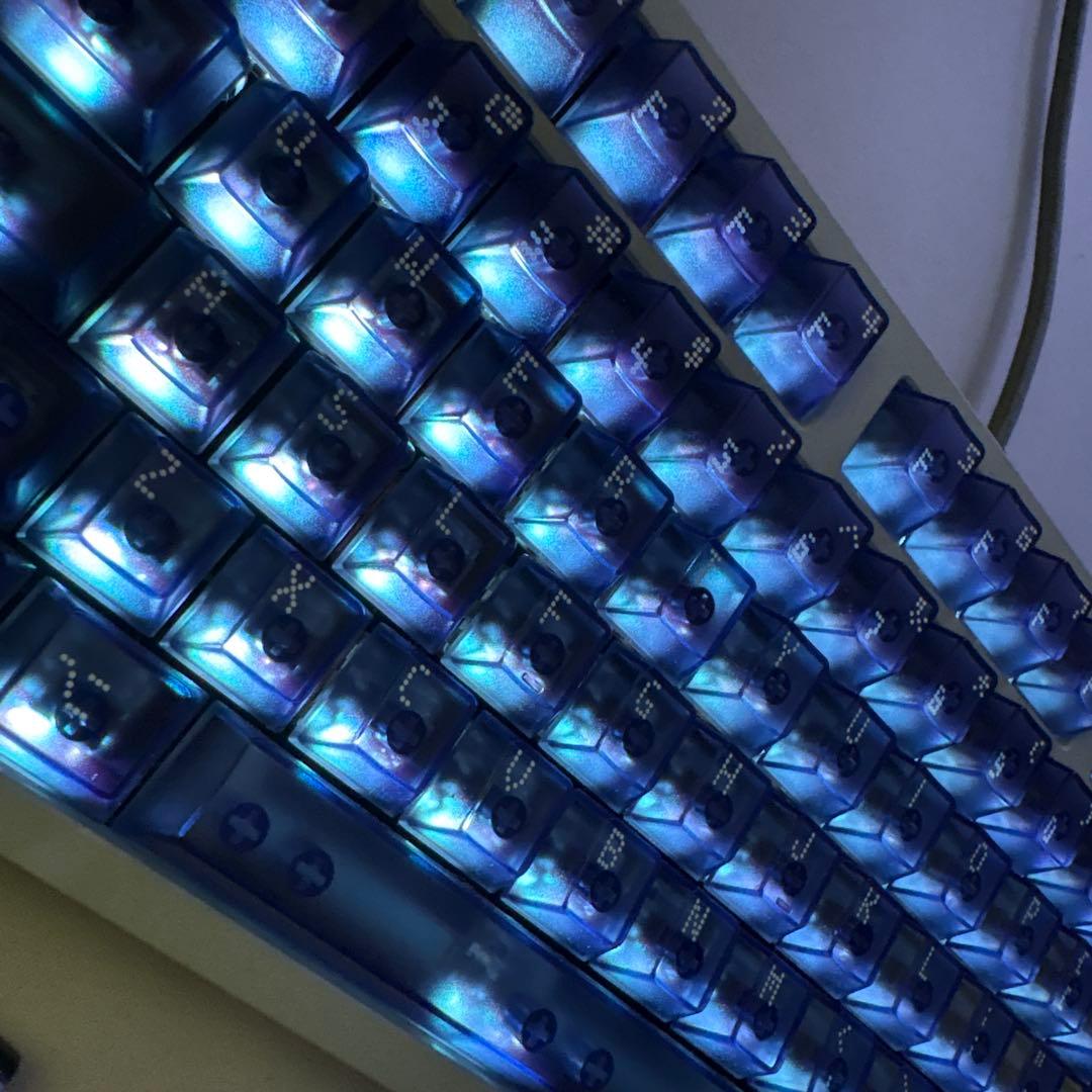 RAKKA 80 EDGE ash greyマグネティックキーボード