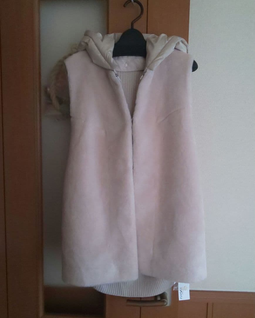 お値下げ☆クールカレアン フード付きベスト ジレ