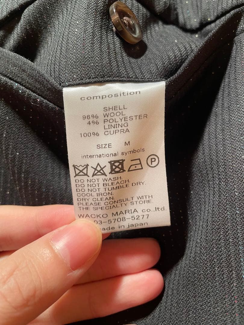 WACKO MARIA DORMEUIL TROUSERS M レインボーラメ