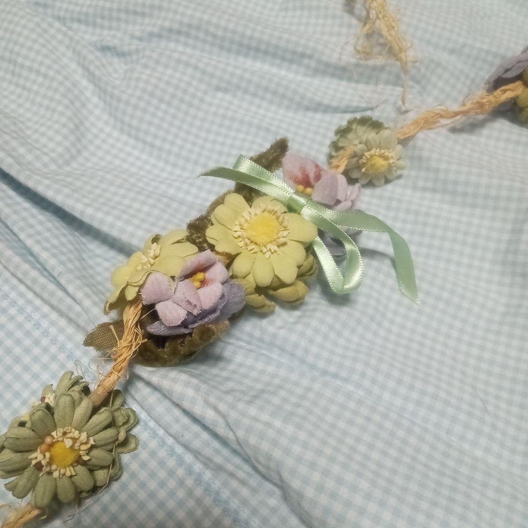 ワンダフルワールド　雛菊とすみれコサージュベルト