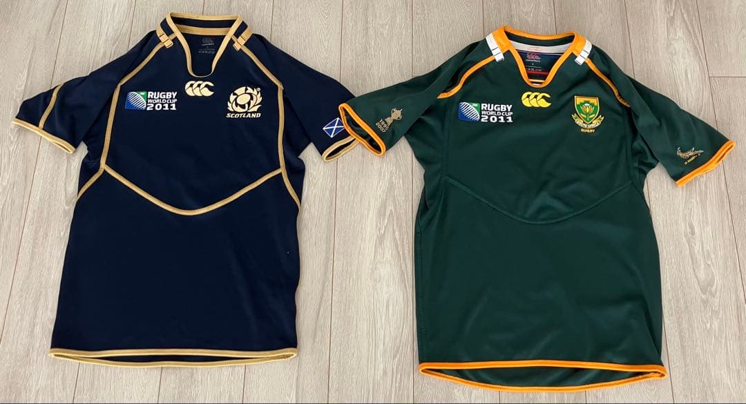 スコットランド　南アフリカ　ラグビージャージ　2011年　W杯