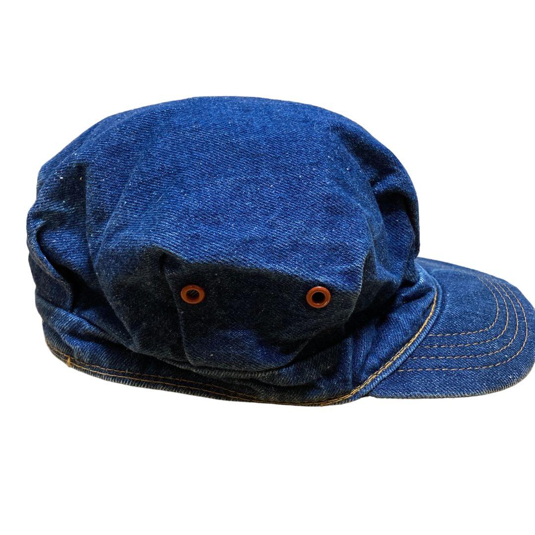 帽子 VINTAGE 70s Levi's denim hat orange tab