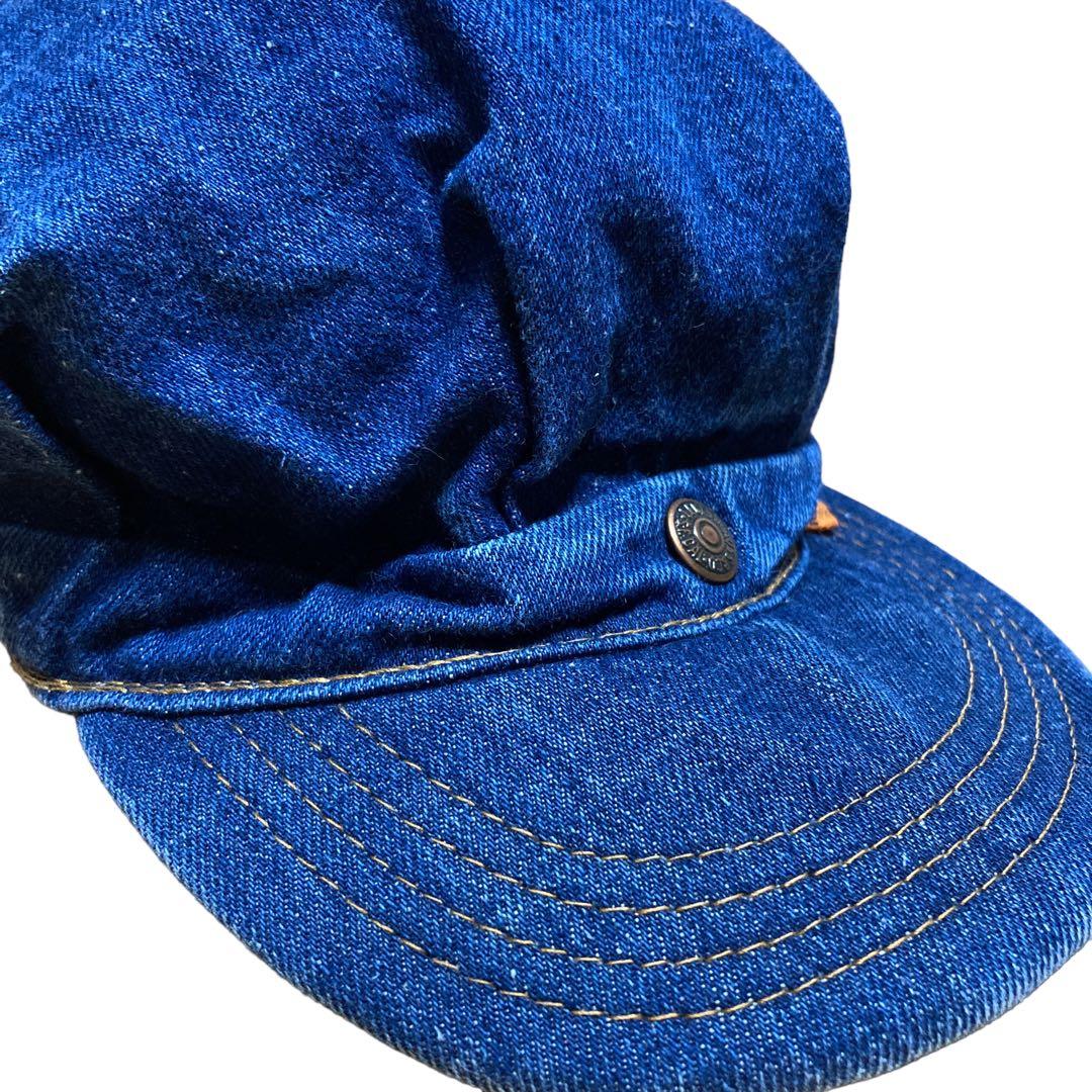 帽子 VINTAGE 70s Levi's denim hat orange tab