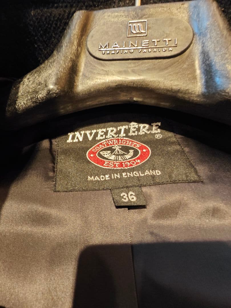 インバーティア　ダッフルコート　ビームス別注　サイズ36 黒