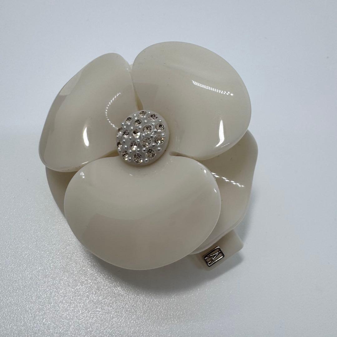 【極美品】アレクサンドルドゥパリ　カメリア　バレッタ