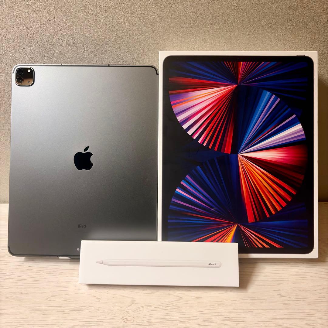 【美品】iPad Pro 12.9インチ 第5世代+Apple Pencil 2