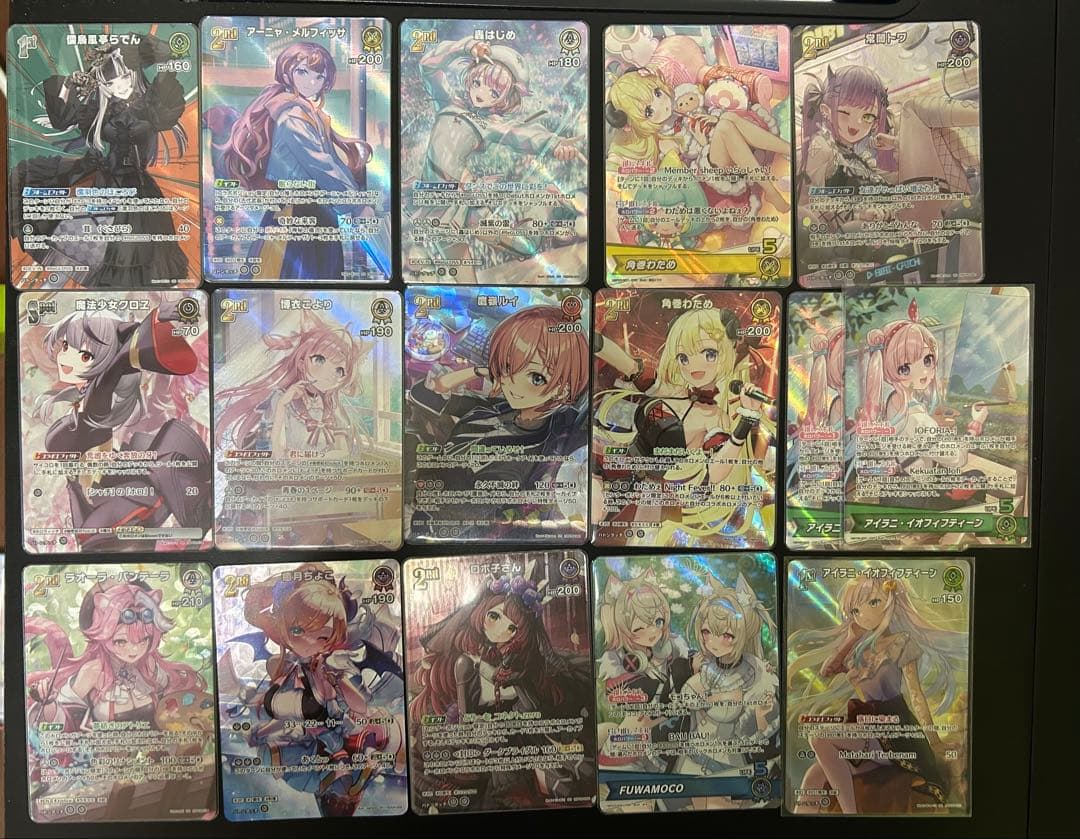 ぺ*け様 ホロライブカード　sr osr ur syエール　セット