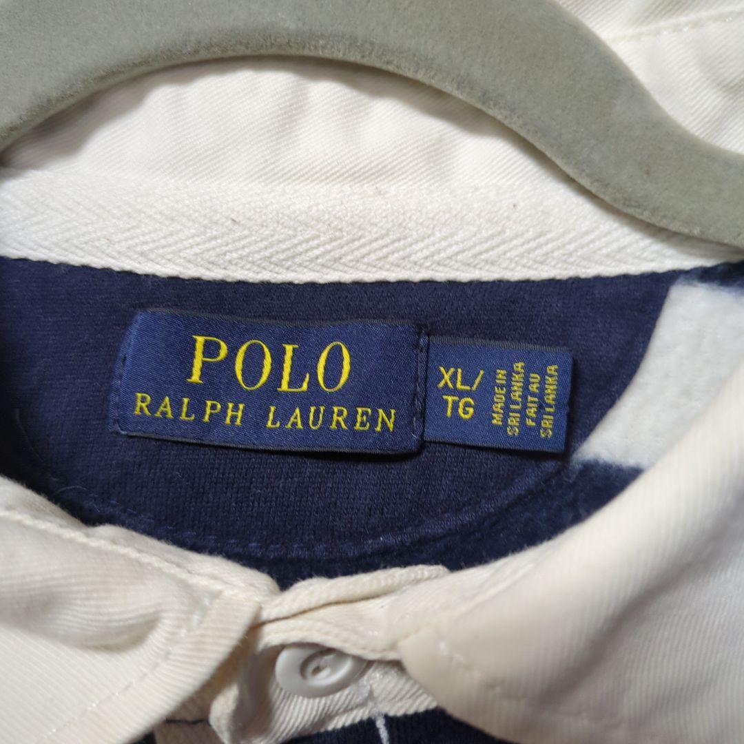 90s Ralph Lauren ボーダー ラガーシャツ 常田大希 XLフリース