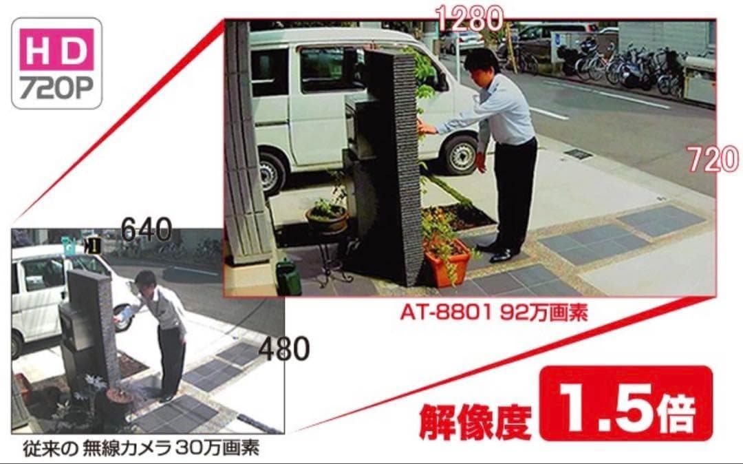 新品 防犯カメラ Alter AT-8801 ワイヤレスカメラ