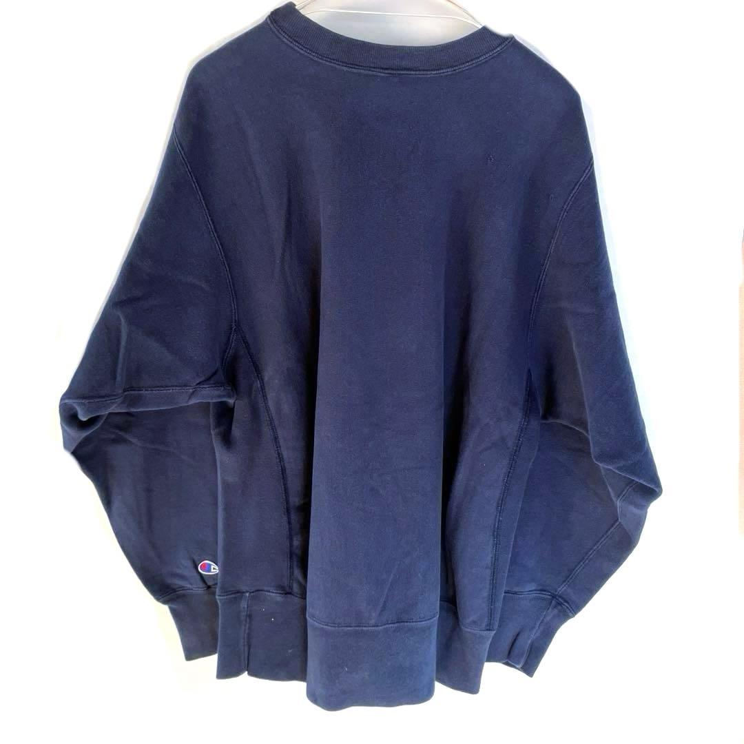 ま*る様 80’sUSA製 Champion リバースウィーブ L 紺