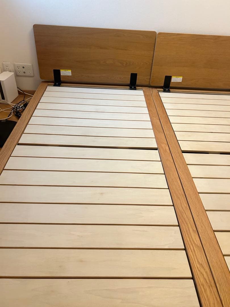 【3月末発送】無印　シングルベッドフレーム　旧型