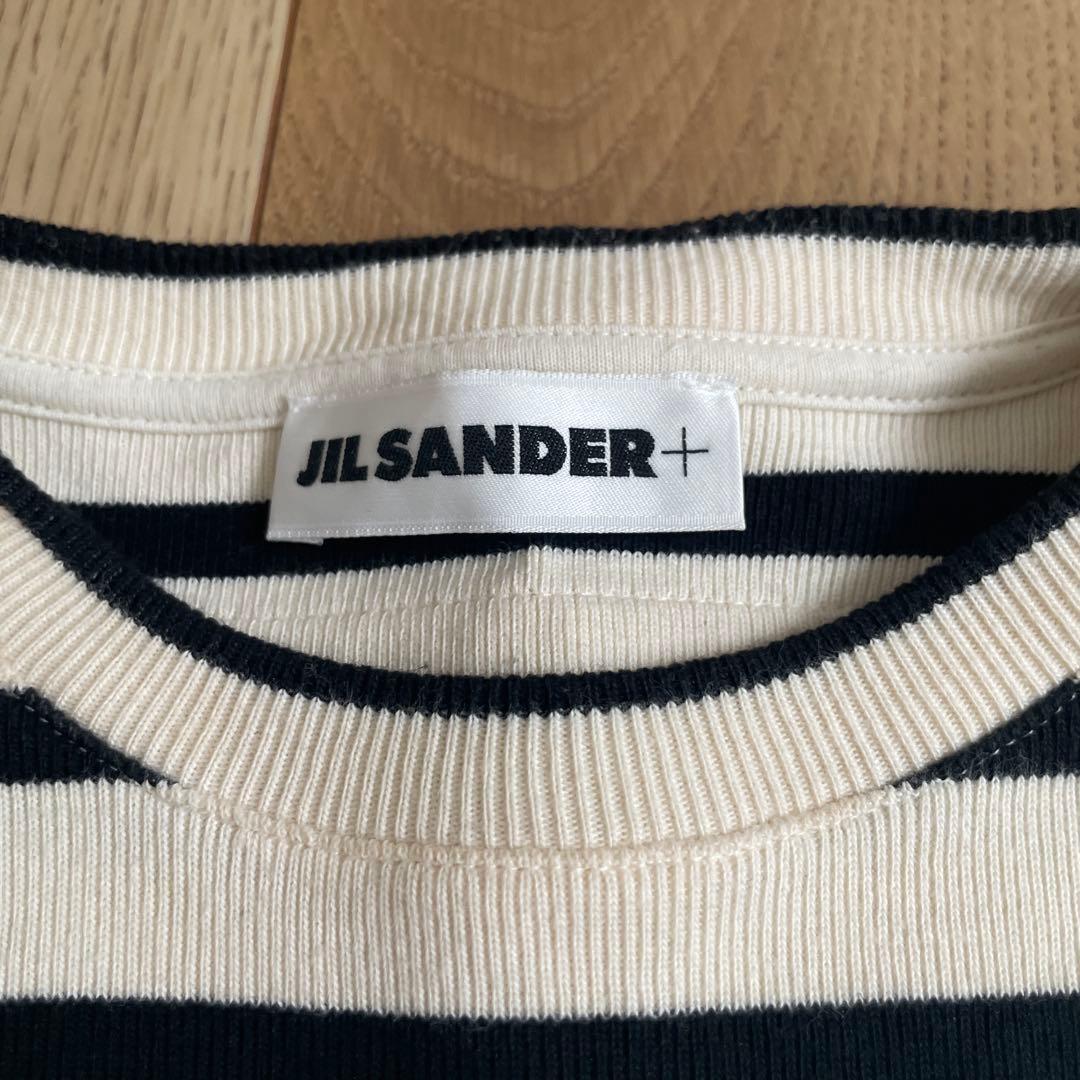 JIL SANDER+ ストライプ長袖Tシャツ　ボーダー