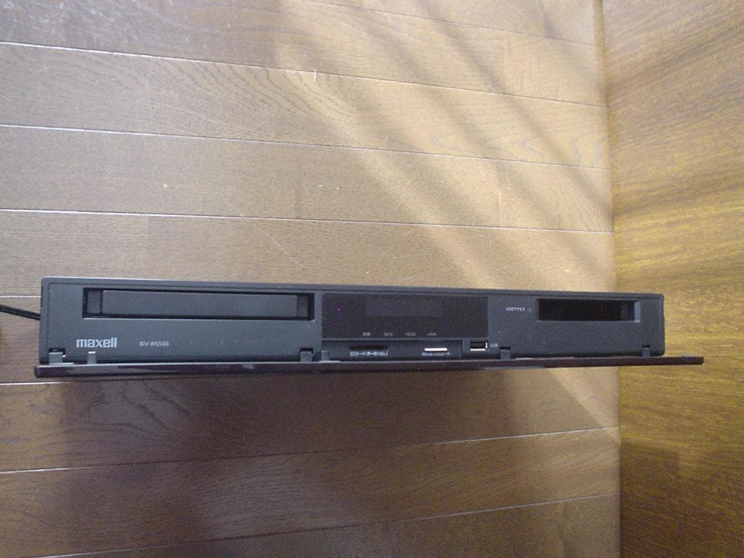 maxell BD レコーダーBIV-WS500／2TB換装／純正リモコン