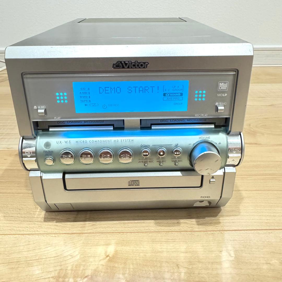 Victor UX-W5 動作確認済 ミュージックコンポ プレーヤー
