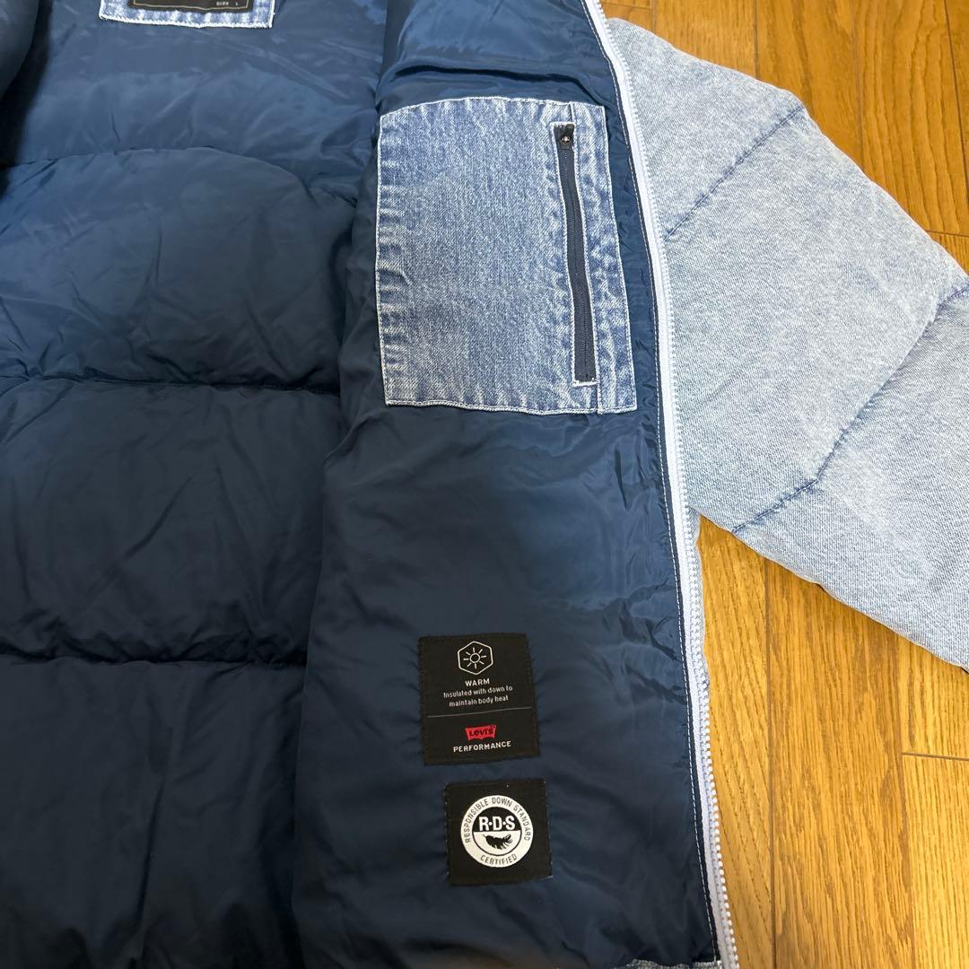 Levi’sデニムダウンジャケット　L