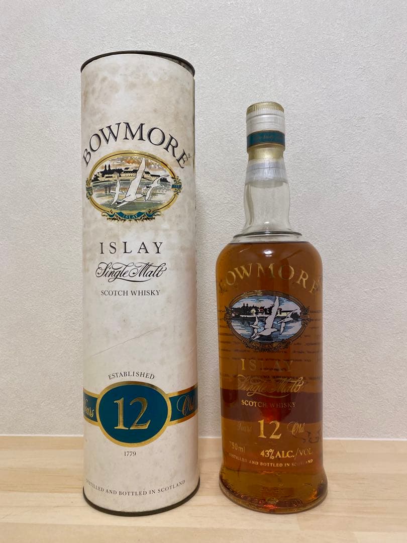 温*者様 【古酒】 ボウモア 12年 シルクプリント 1980年代蒸留