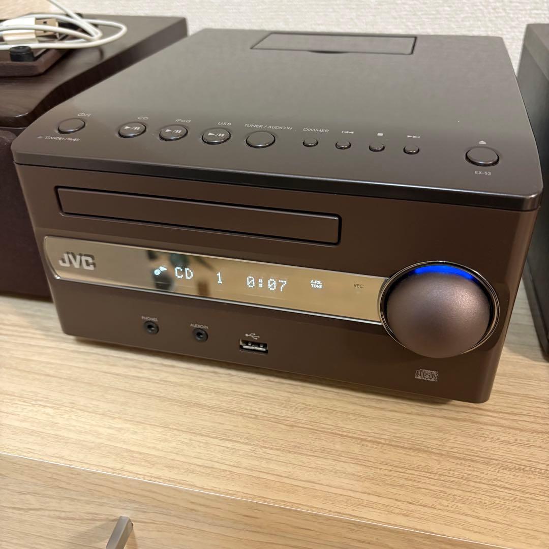 JVC KENWOOD ケンウッド　EX-S3-T ブラウン　ウッドコーン