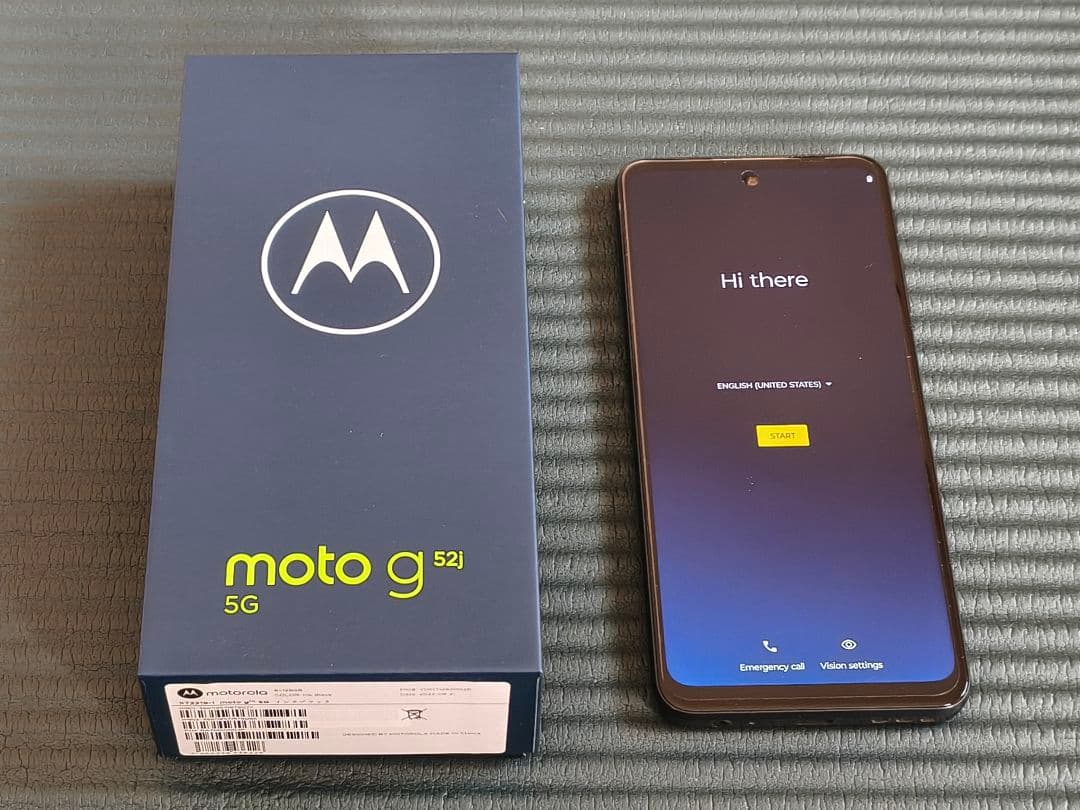 Motorola moto g52j インクブラック 128GB SIMフリー