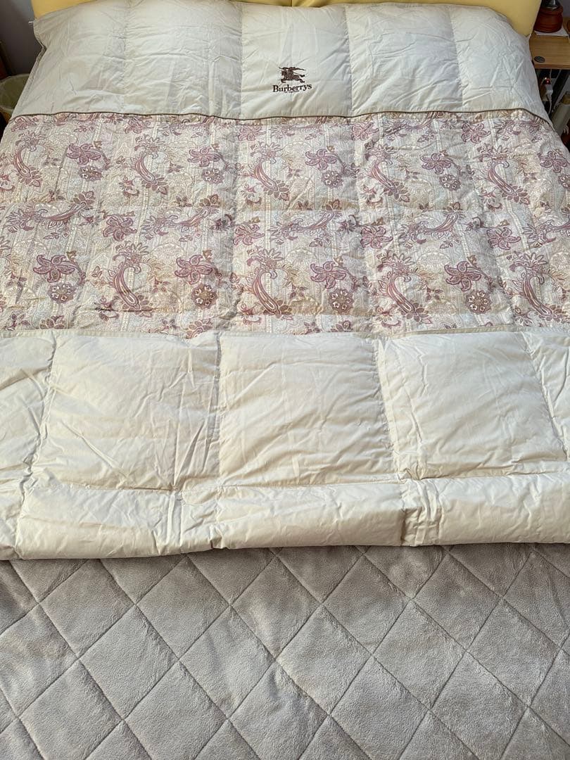 新品　バーバリー　羽毛布団　ダウン70%　西川日本製