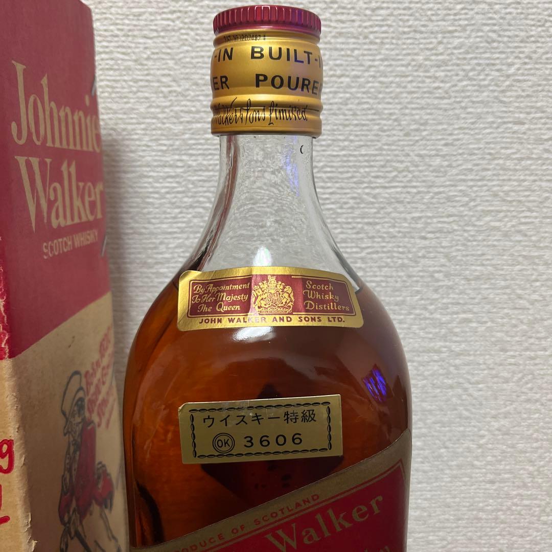 Johnnie Walker Red Label 旧ラベル 特級 1875ml
