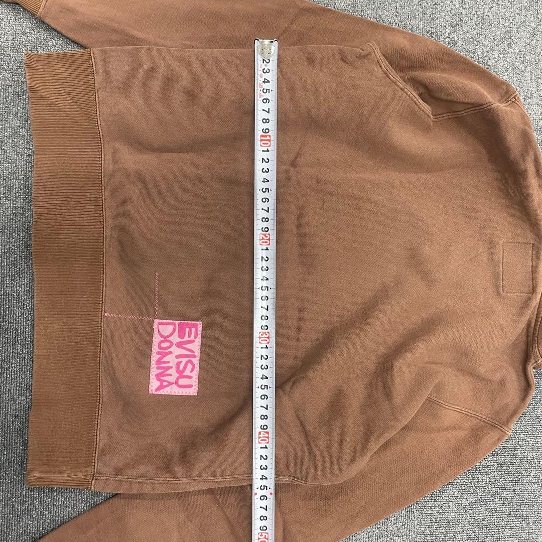 EVISU DONNA ブラウンパーカー　フーディー