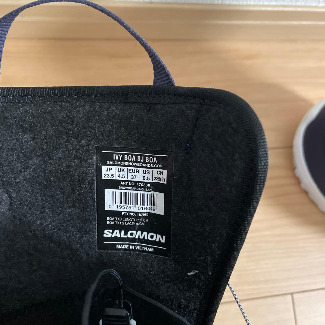 SALOMON IVY BOA SJ BOA 女性用ブーツ　23.5cm