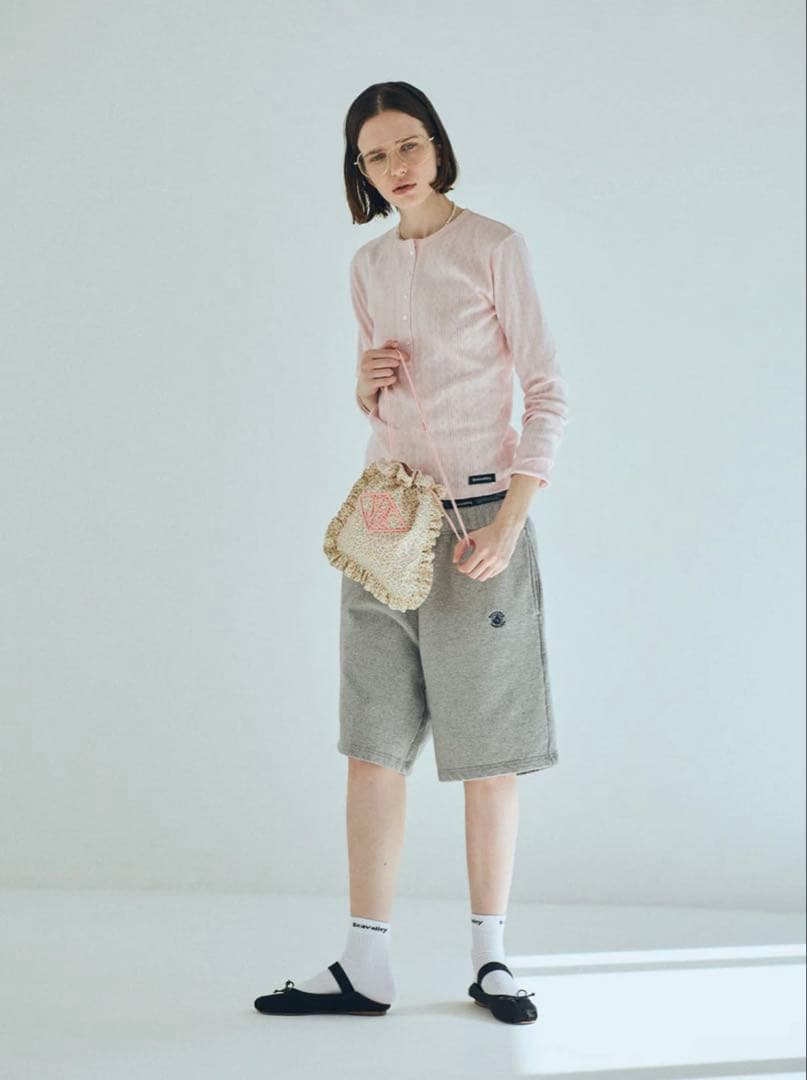 トップス SEA HENLEY NECK L/S TEE