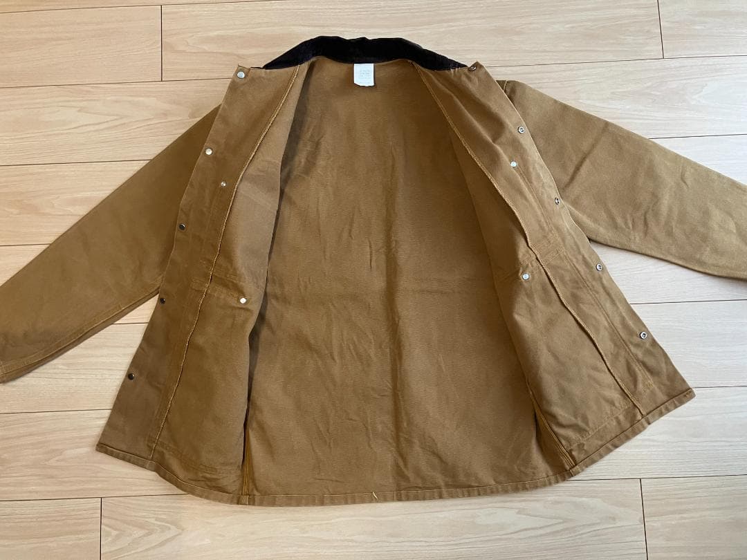 70s　ガンホー？　米国製　ブラウンダック・カバーオールジャケット　M