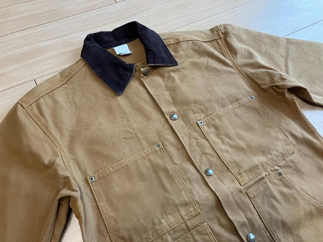 70s　ガンホー？　米国製　ブラウンダック・カバーオールジャケット　M