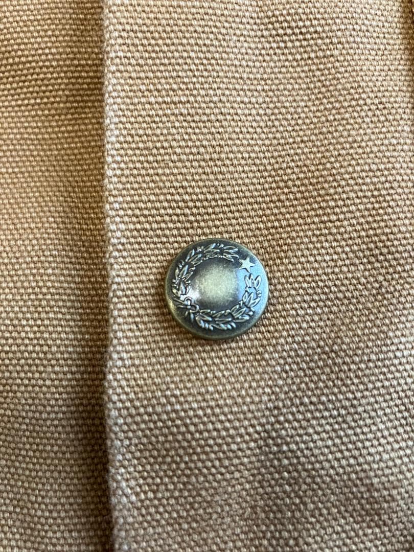 70s　ガンホー？　米国製　ブラウンダック・カバーオールジャケット　M