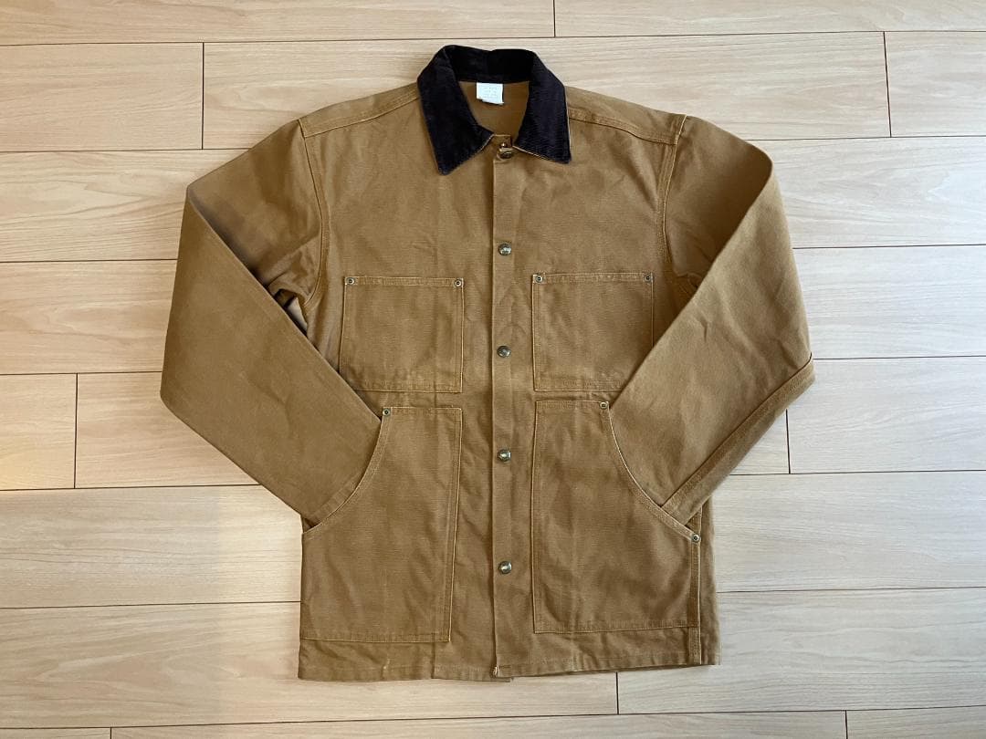 70s　ガンホー？　米国製　ブラウンダック・カバーオールジャケット　M