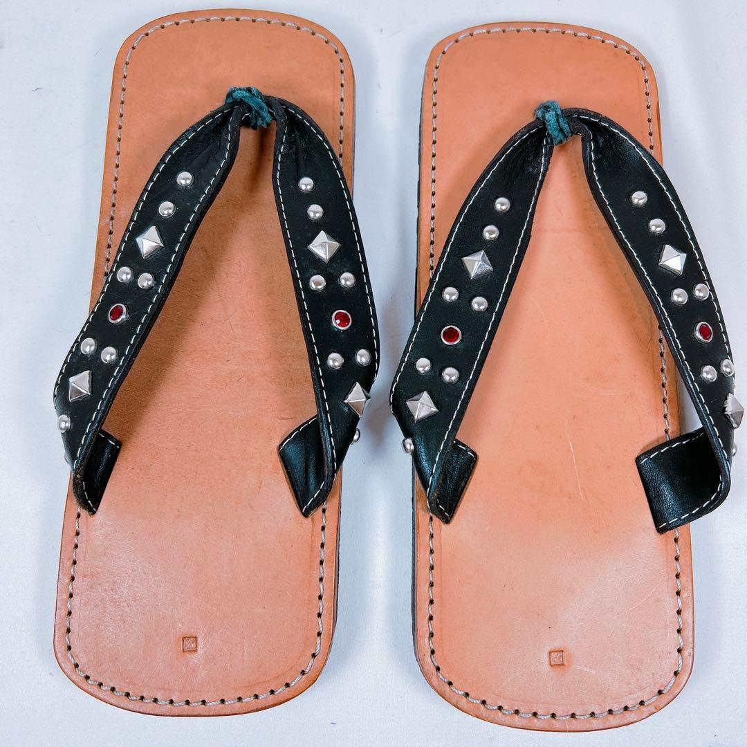 【新品未使用品】PHERROW'S 雪駄 フェローズ 匠 スタッズ