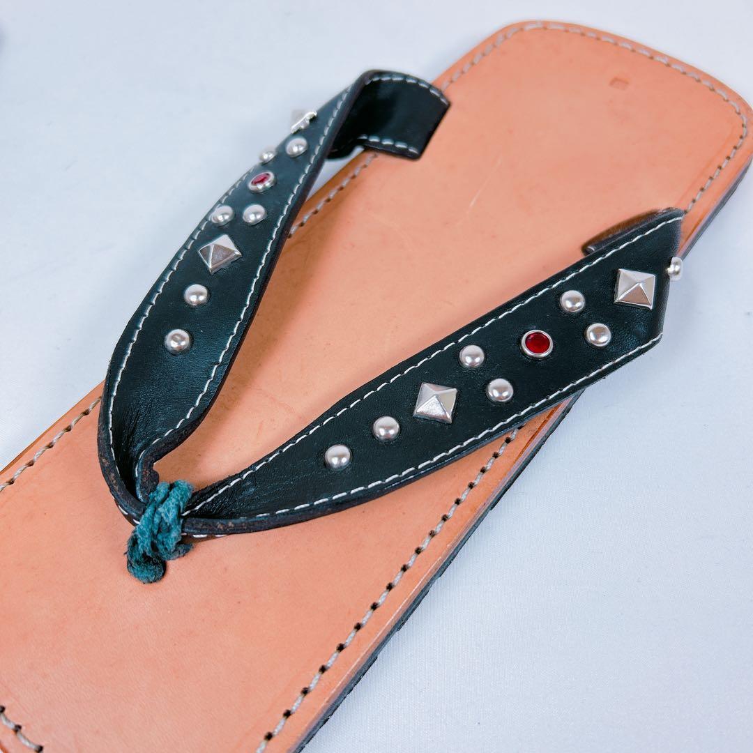 【新品未使用品】PHERROW'S 雪駄 フェローズ 匠 スタッズ