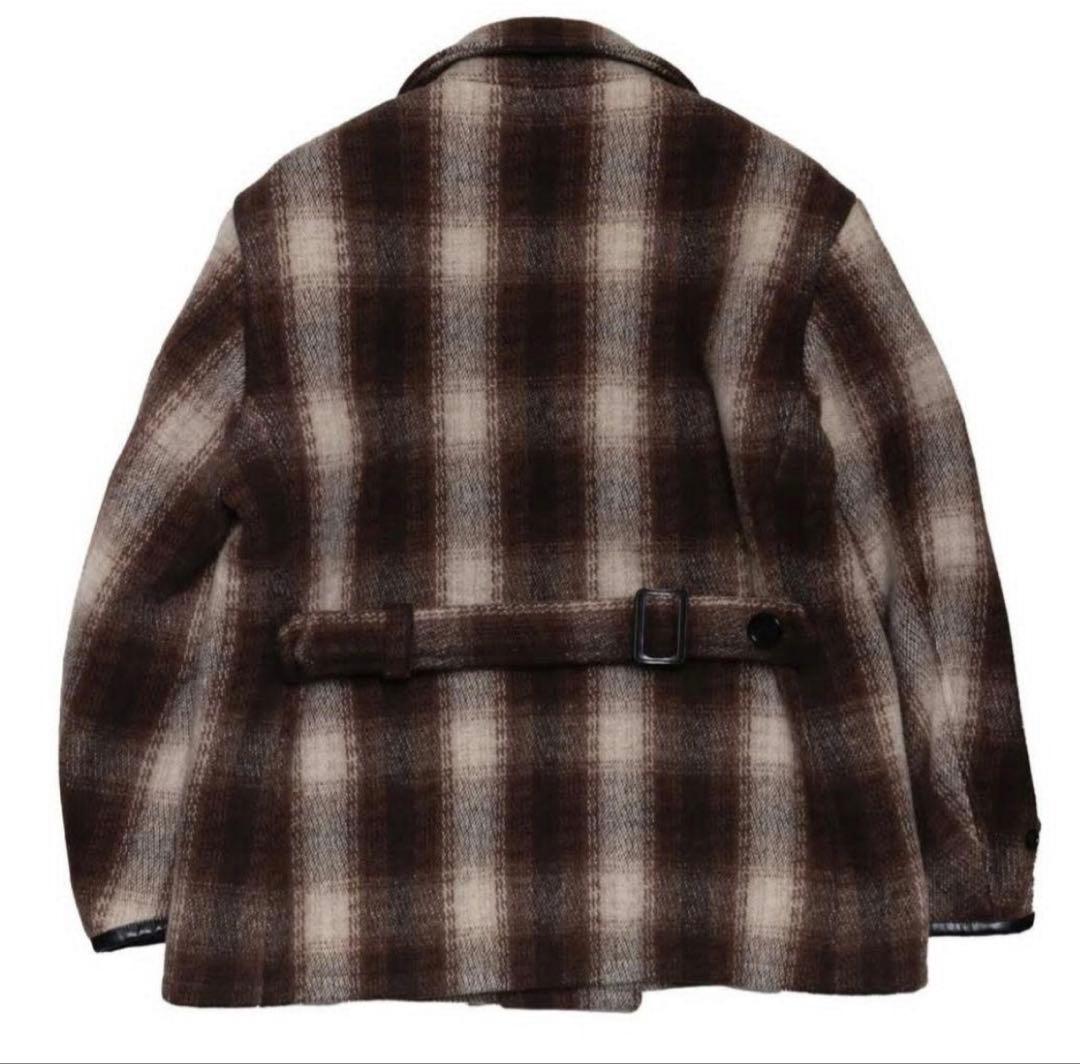 ジャケット・アウター SUBCULTURE OMBRECHECK P-COAT 2