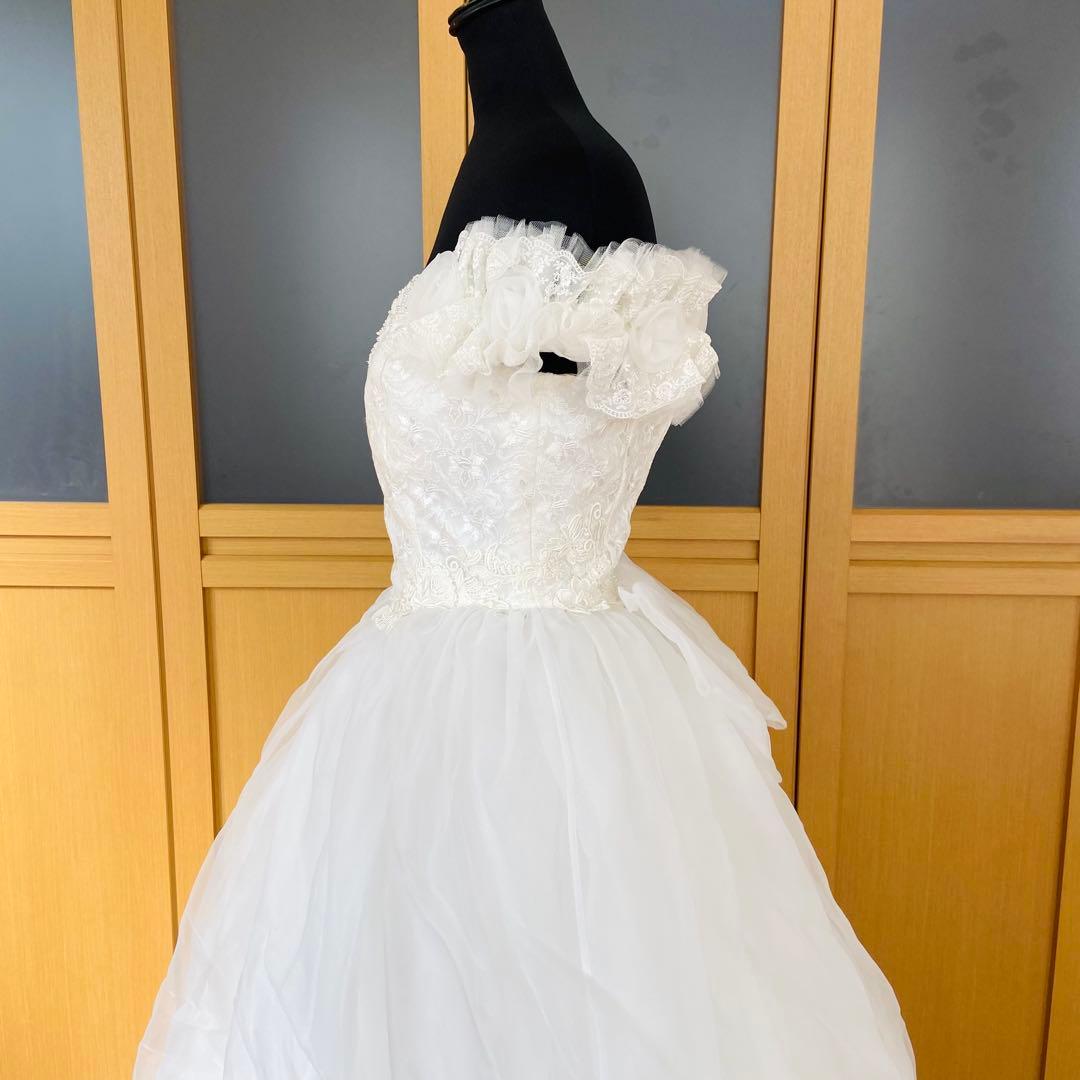 定価16万円✨Dress Black✨レース✨Aライン✨ウェディングドレス✨9号