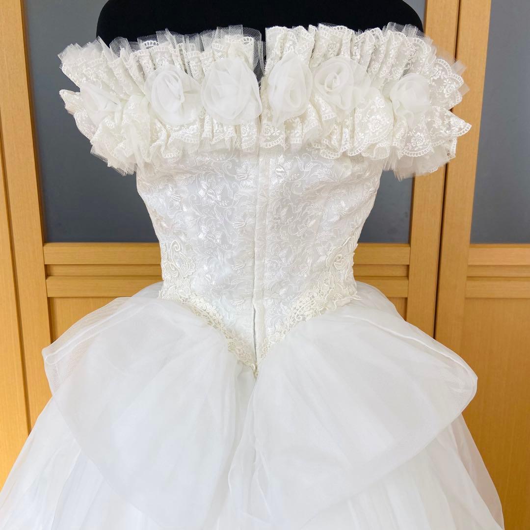 定価16万円✨Dress Black✨レース✨Aライン✨ウェディングドレス✨9号