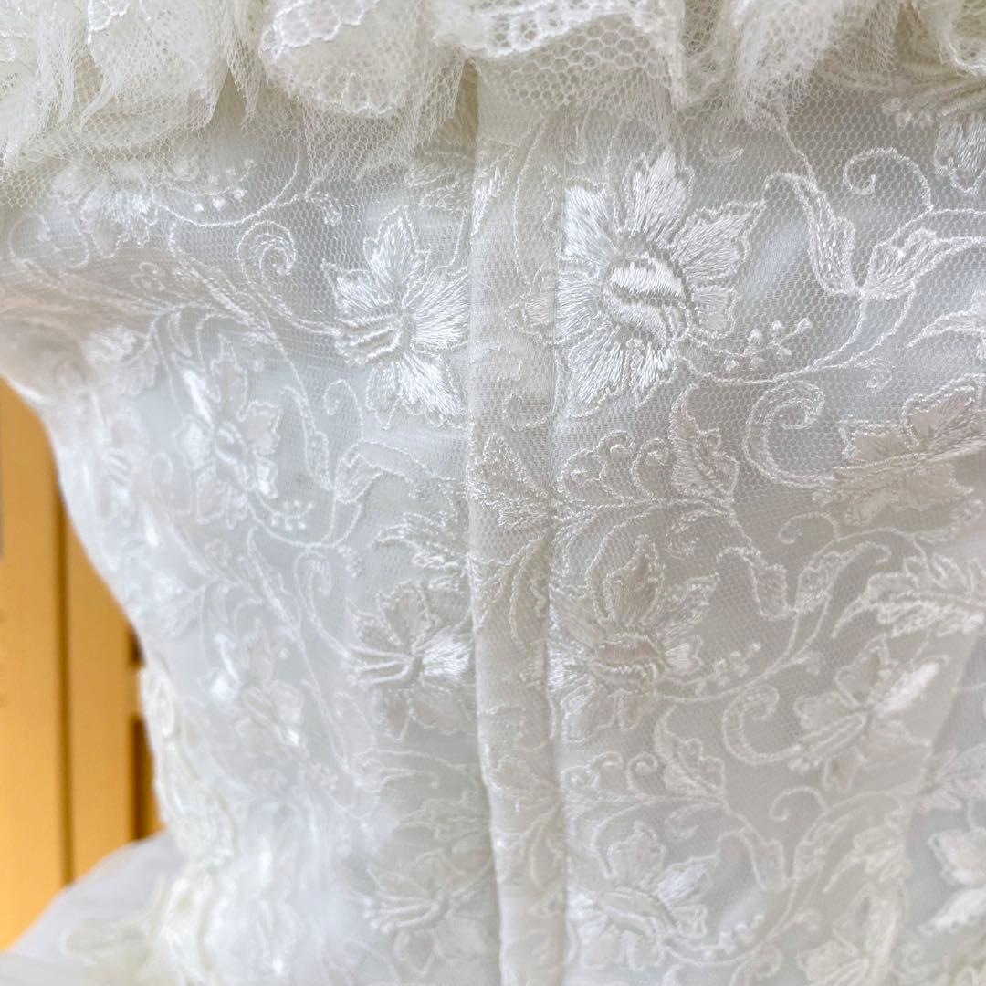 定価16万円✨Dress Black✨レース✨Aライン✨ウェディングドレス✨9号