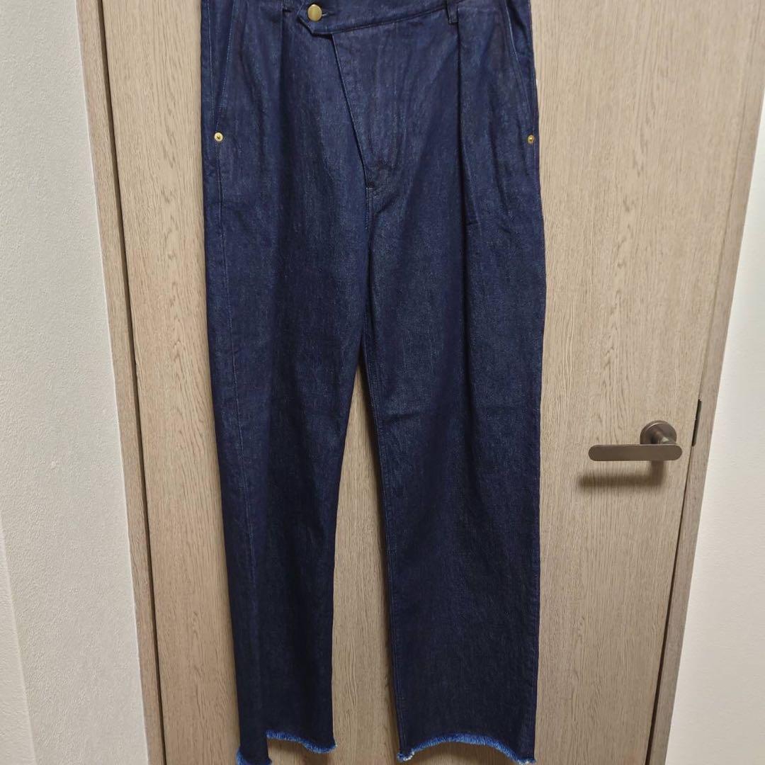 【新品早い者勝ち】CULLNI ダークネイビーデニムセットアップ　サイズ2