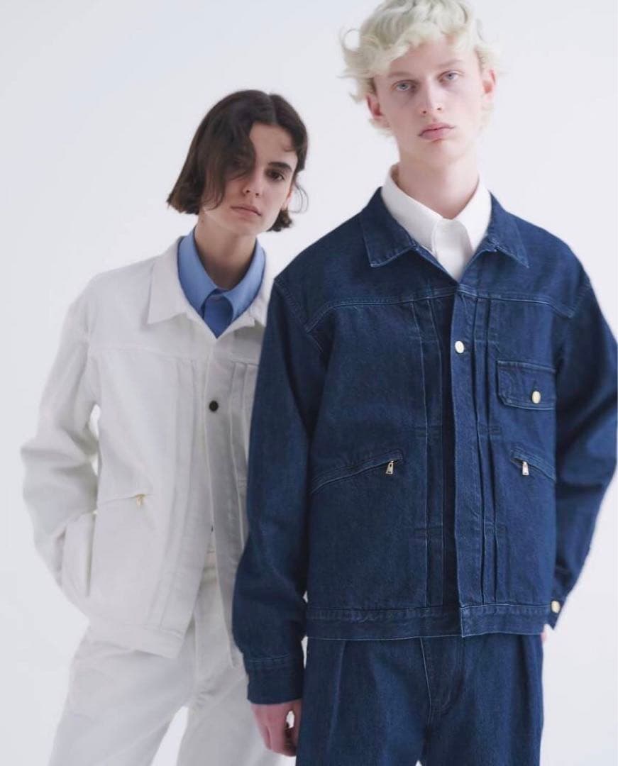 【新品早い者勝ち】CULLNI ダークネイビーデニムセットアップ　サイズ2